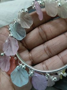 Floral Bangle Bracelet