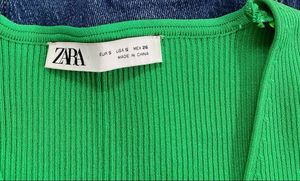Zara ribbed full sleeves top