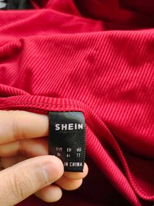 Red One-Shoulder Top