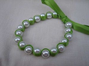 Pearl 🦪 &amp; Ribbon 🎀 Bracelet 😍