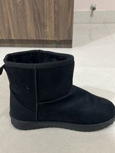 Mid-Calf Length Fur Boots