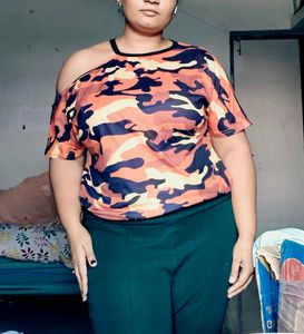 army print tshirt