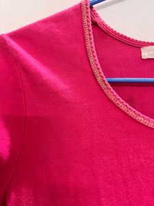 Pink Short Sleeve Top