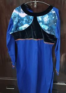 Woolen Kurti With Black Designed