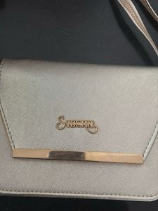 Elegant Silver Crossbody Bag