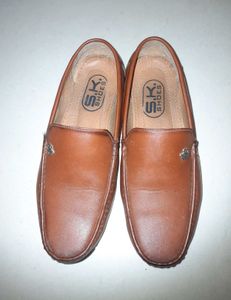 Brown Leather Loafers - Classic Style