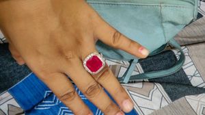 Red Stone Cocktail Ring