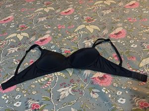 Black Padded Brassiere From Clovia