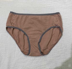 Brown Cotton Brief