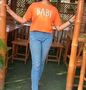 Set Of 4 Crop Tshirt For Women
