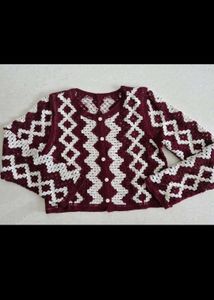 Crochet Knit Cardigan