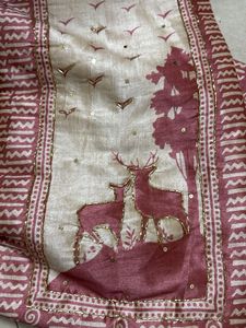 Elegant Dupatta with Deer Design