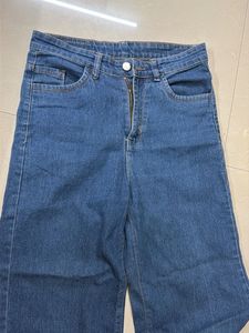 Wide Leg Denim Jeans