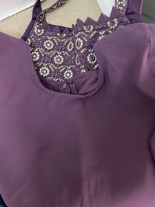 Elegant Purple Kurta Palazzo Set