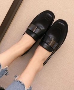 Leather Black Loafers