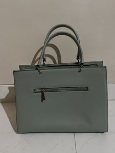 Light Pista Green Color Handbag 👜