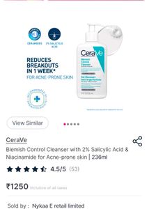 CeraVe Blemish Control Cleanser