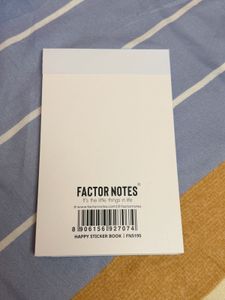 Factor Notes Happy Sticker Book