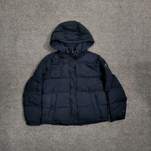 Black Puffer Jacket with Hood