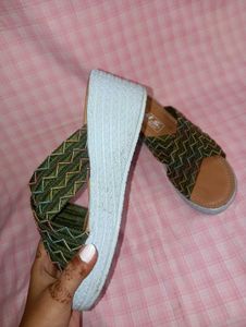 Women&#39;s Green Wedges