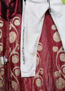 White Joggers