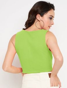 Neon Green Crop Top