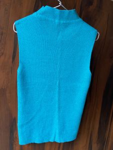 Vintage Blue Knit Sweater