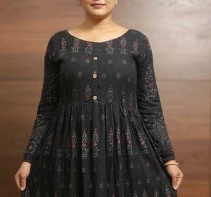 Elegant Black Ethnic Gown