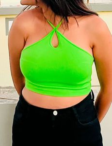 Cut Out Crop Top