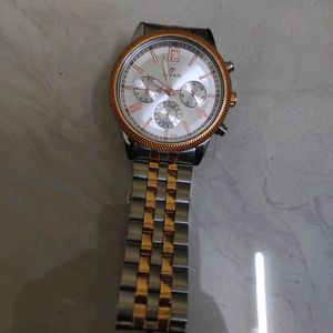 Titan Silver &amp; Gold Watch