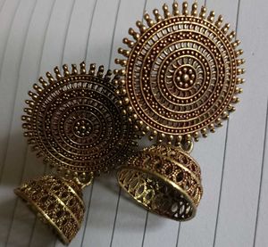 Boho Jhumka Earrings