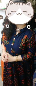 Flared cotton kurti