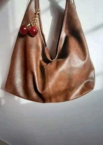 Brown totebag 🍂(Collage/Gym Bag)🤎