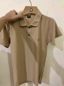 H&amp;M Beige Polo Shirt