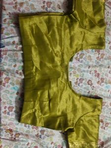 Green Silk Sari Blouse