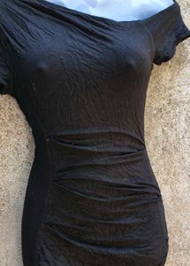 N. BEBE SEXY BLACK BODYCON