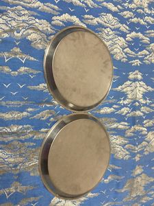 2 Medium Size Steel Plate- 0.5kg