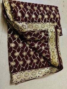 amazing worked saree