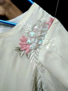 Elegant Embroidered Pakistani Suit