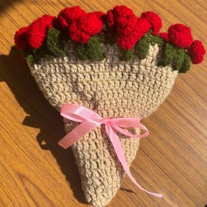 Crochet Rose Blanket Bouquet 💐