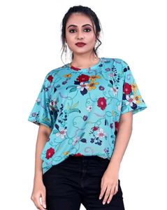 GIRLS OVERSIZED DIGITAL PRINTED T-SHIRT