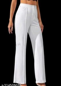 White Flared Leg Pants