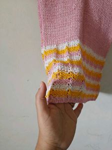 Vintage Pink Knitted Top