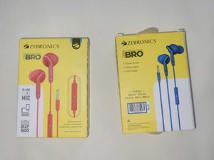 Zebronics Bro Earphones Combo