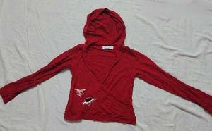 ❗ CLEARANCE ❗ Red Embellished Hoodie