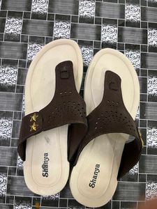 Shanya Brown Thong Sandals