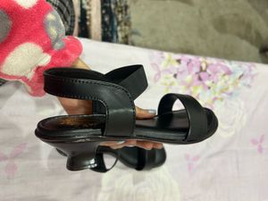 Black Ankle Strap Sandals