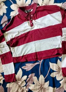 Roadster Crop Polo tshirt