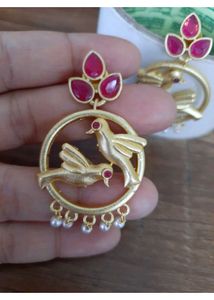 Bird Drop Earrings