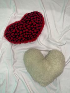 Heart Shaped Decorative Pillows Set of 2